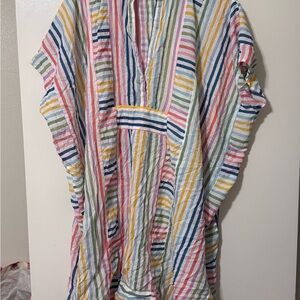 Emerson Fry Multicolor Striped Swim Coverup
